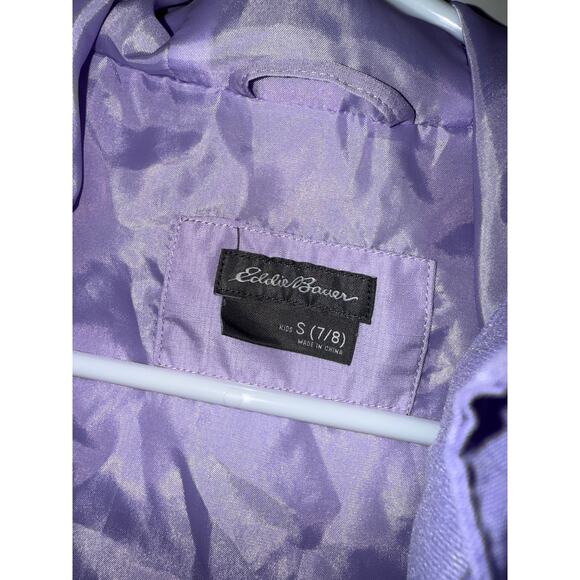 Eddie Bauer Girls 3-in-1 Jacket  Animal print Fleece lined Hooded Size S (7/8) - Picture 6 of 10